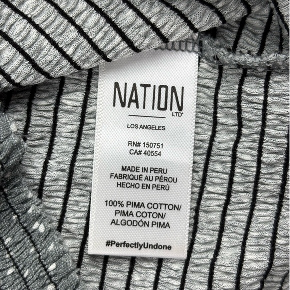Nation LTD | Alexandra Smocked Long Sleeve | Large | Like New!! - Picture 6 of 6